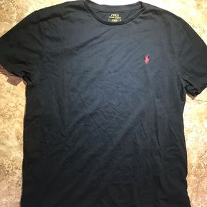 Black Polo Crew Neck